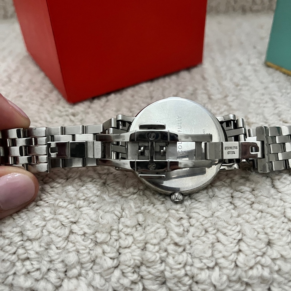 Kate Spade Monterey mother of pearl dial stainless steel watch - Picture 6 of 16